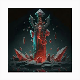 Sword Of Legends Canvas Print