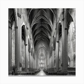 Cathedral Of Notre Dame Canvas Print