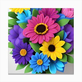 Bouquet Of Flowers Canvas Print