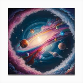 Galaxy In Space 2 Canvas Print