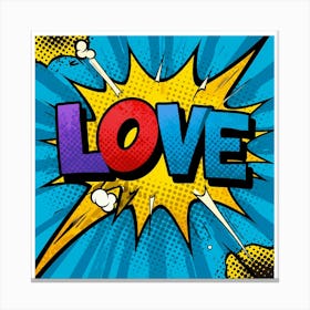 Love Art Canvas Print