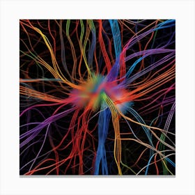 Colorful Brain 15 Canvas Print