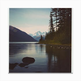 Lake In Alaska Canvas Print