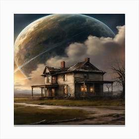 House On The Prairie Canvas Print