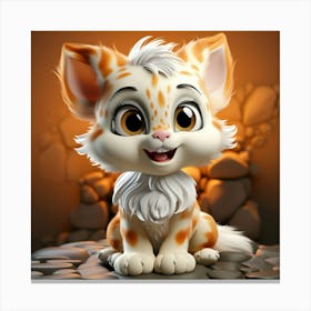 Cute Kitten 1 Canvas Print