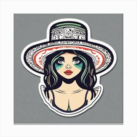 Mexican Girl 25 Canvas Print