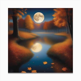 Harvest Moon Dreamscape 26 Canvas Print