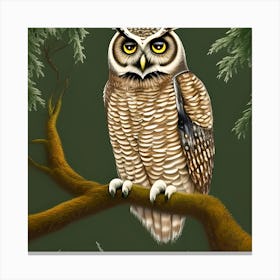 Gazing Owl Canvas Print