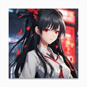 Anime girl 2 Canvas Print