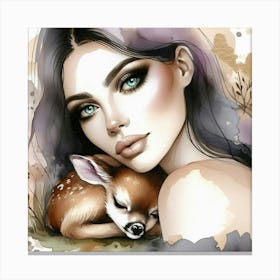 Foxy Fawn Canvas Print