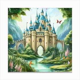 Fairytale Castle 1 Canvas Print