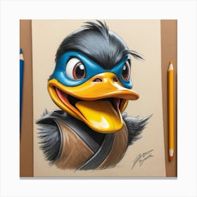 Star Wars Duck 1 Canvas Print