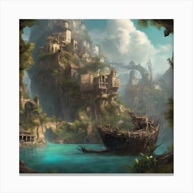 Fantasy Castle 47 Canvas Print