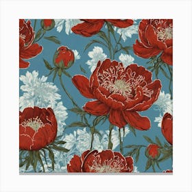 Peonies 5 Canvas Print