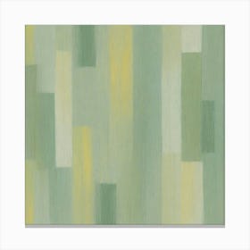 Abstract Green And Yellow Canvas Print