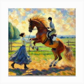 Equestrian Canvas Print