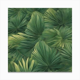 Palm leaf 1 Canvas Print