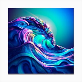 Ocean Abstract Painting Toile