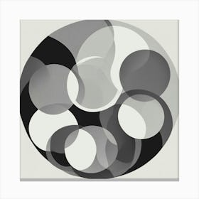 Abstract Circles 17 Canvas Print