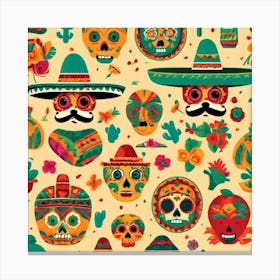 Day Of The Dead 32 Canvas Print
