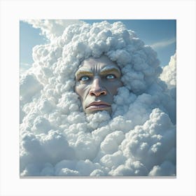 Man In The Clouds Canvas Print