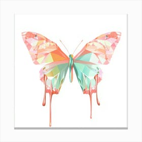 Abstract Butterfly Canvas Print