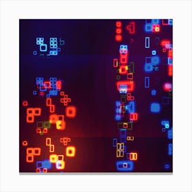 Abstract Squares Canvas Print