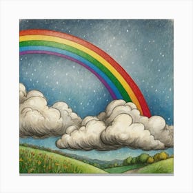 Rainbow In The Sky Canvas Print