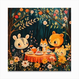 Tea Party Canvas Print