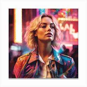 Margot Robbie Canvas Print