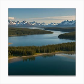 Default Create Unique Design Of Alaskan Lakes 3 1 Canvas Print