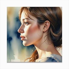 Portrait Of A Woman 33 Canvas Print