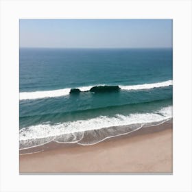 Aerial Seascape Canvas Print