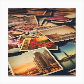 Postcards 3 Canvas Print