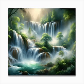 Waterfalls 2 Canvas Print