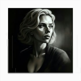 Scarlett Johansson 2 Canvas Print