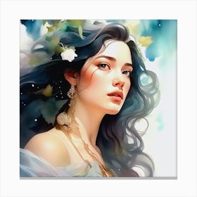 Fairytale Girl Canvas Print