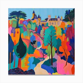 Colourful Gardens Luxembourg Gardens France 3 Canvas Print