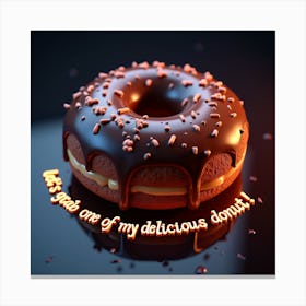 Donut 1 Canvas Print