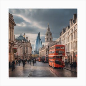 The historical London Canvas Print