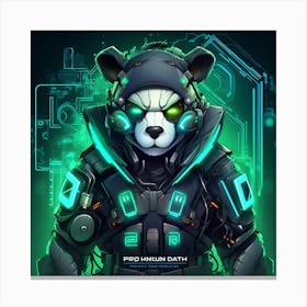 Panda Bear 14 Canvas Print