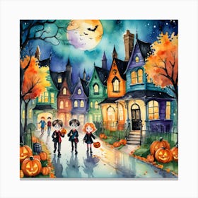 Halloween Night 2 Canvas Print
