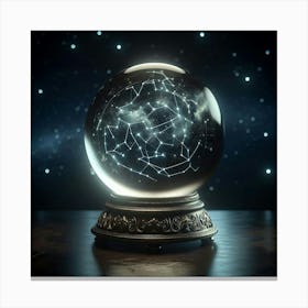 Astrology Crystal Ball 1 Canvas Print