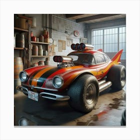 Hot Rod Car Canvas Print