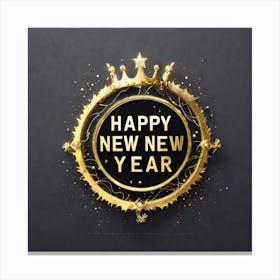 Happy New Year 124 Canvas Print