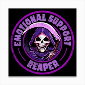 Emotional Support Reaper Canvas Print
