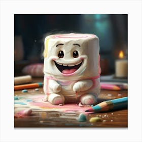 Marshmallow Canvas Print