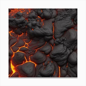 Lava Flow 12 Canvas Print