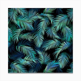 Palms Pattern Design Canvas Print