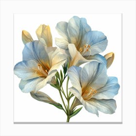 Blue Lilies Stampe su tela